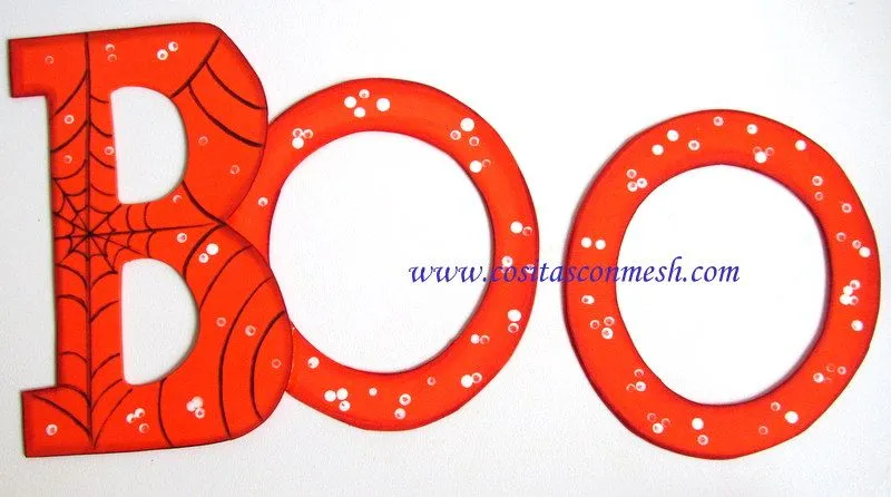 Cómo hacer un cartel de halloween en foami con moldes ~ cositasconmesh Cómo hacer un cartel de halloween en foami con moldes ~ cositasconmesh