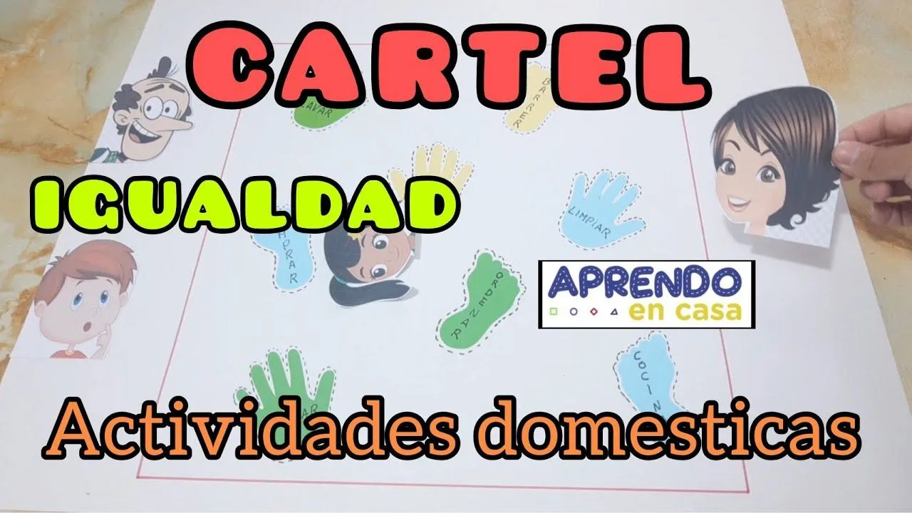 CARTEL Igualdad / Aprendo en Casa - YouTube