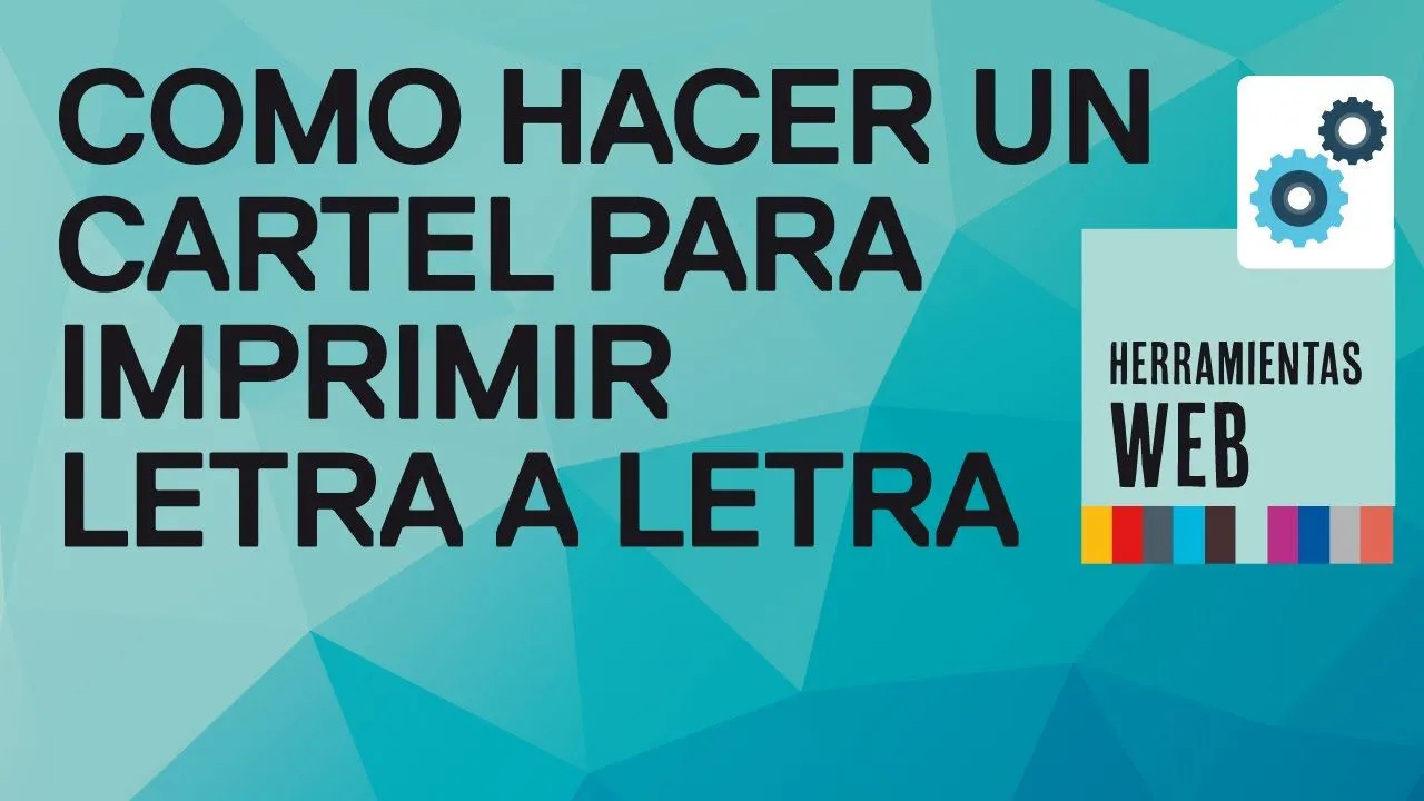 Cómo hacer un cartel para imprimir letra a letra en segundos. Cómo hacer un letrero sin programas - YouTube Cómo hacer un cartel para imprimir letra a letra en segundos. Cómo hacer un letrero sin programas - YouTube