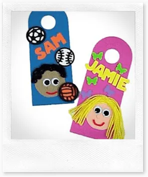 Cartel para Puertas en Foamy | Manualidades Infantiles