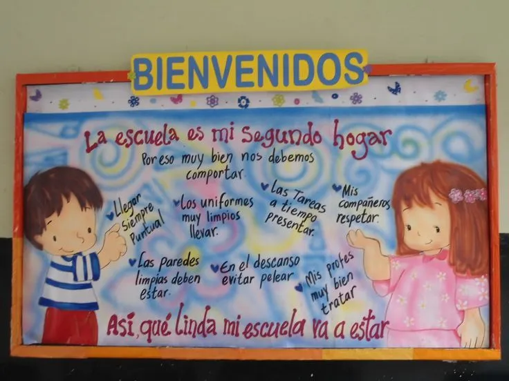 Cartelera de bienvenida al nuevo año escolar - Imagui | Clase de ...