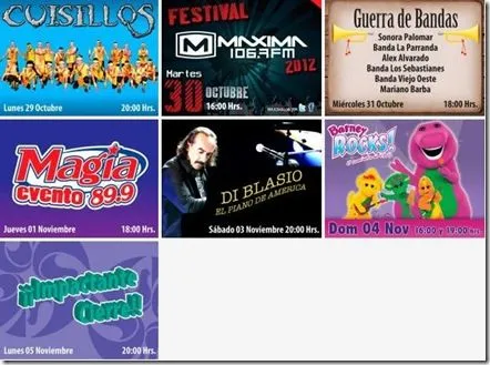 Cartelera de eventos en Fiesta de Octubre 2012 en Guadalajara Foro ... Cartelera de eventos en Fiesta de Octubre 2012 en Guadalajara Foro ...