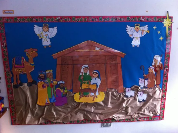 Cartelera de Navidad. Decoración. Colegio | Colegio | Pinterest Cartelera de Navidad. Decoración. Colegio | Colegio | Pinterest