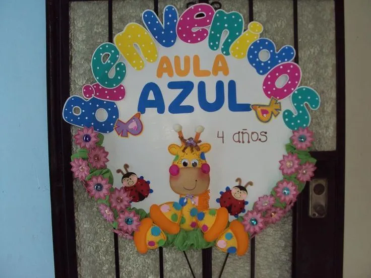 Cartel de bienvenida al colegio en goma eva - Imagui