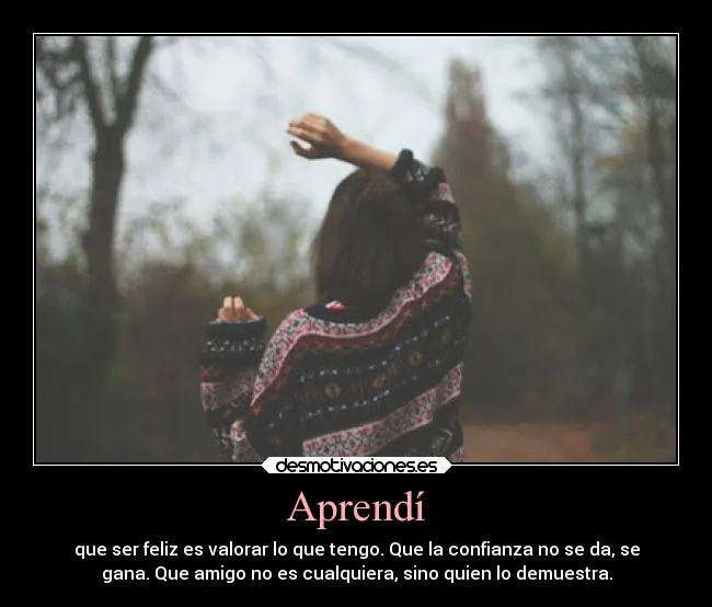 Aprendí | Desmotivaciones