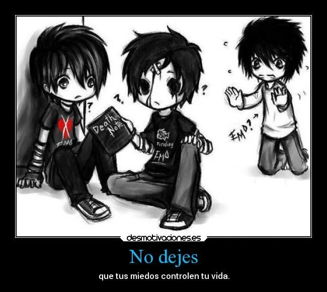 carteles anime emo gotica deathnote amigos vida suenos tristeza ... carteles anime emo gotica deathnote amigos vida suenos tristeza ...