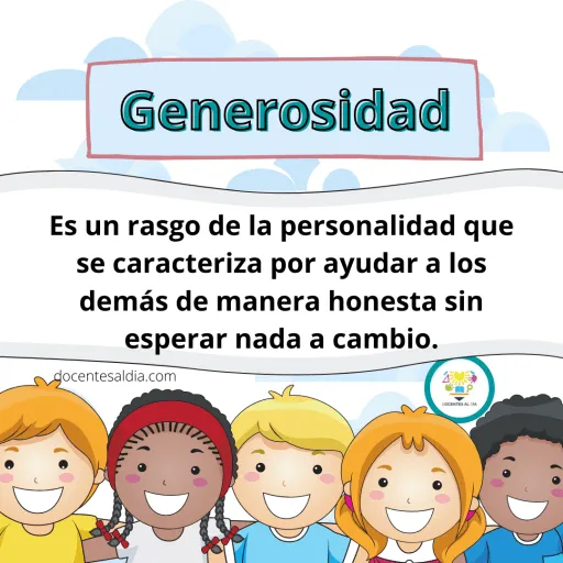 Carteles para conocer y aprender los valores Carteles para conocer y aprender los valores