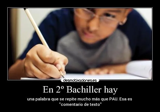 Carteles de Bachiller | Desmotivaciones