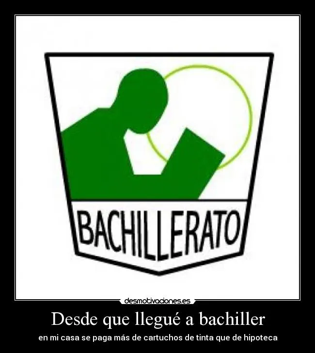 Carteles de Bachiller Pag. 5 | Desmotivaciones