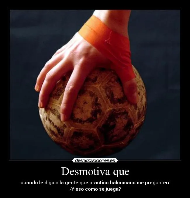 Imagenes de handball con frases - Imagui