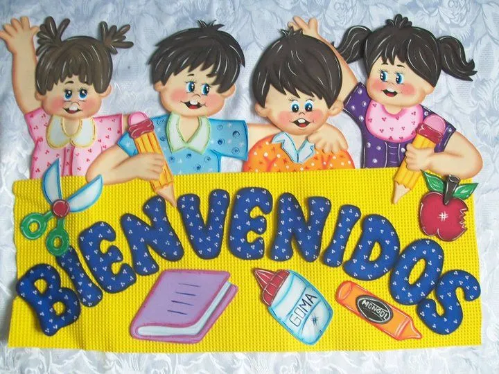 Carteles de bienvenido a la escuela - Imagui