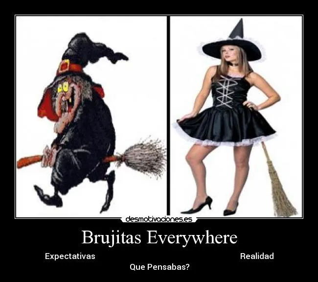 Carteles de Brujitas | Desmotivaciones
