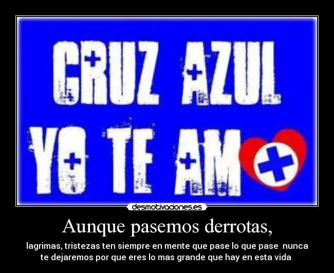 Imagenes de cruz azul con frases - Imagui