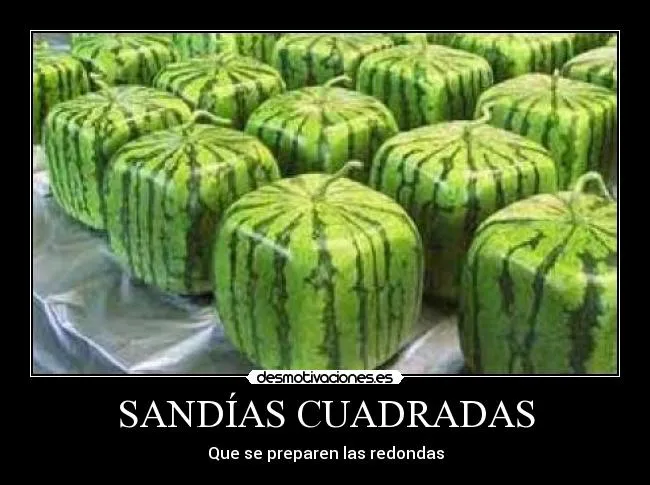 Carteles de Cuadradas | Desmotivaciones