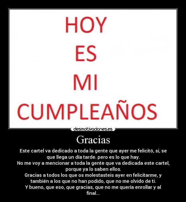 Agradecimiento por felicitarme en mi cumpleaños - Imagui Agradecimiento por felicitarme en mi cumpleaños - Imagui