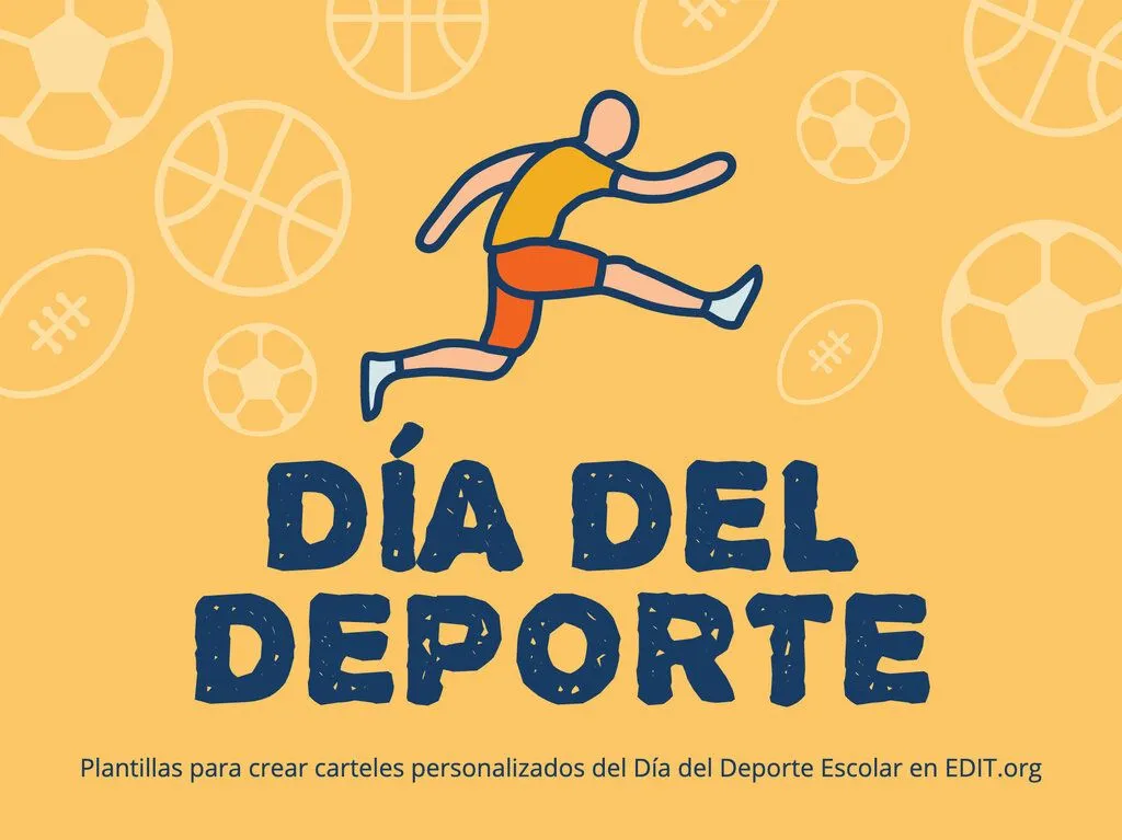 Carteles del Día del Deporte Escolar para imprimir Carteles del Día del Deporte Escolar para imprimir