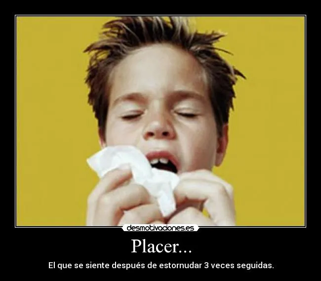 Carteles de Estornudos | Desmotivaciones