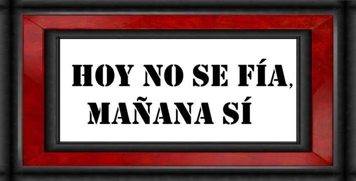 Carteles de no se fia - Imagui