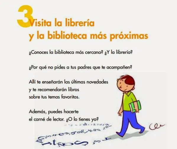 Carteles para fomentar la lectura en los niños. Decálogo ...