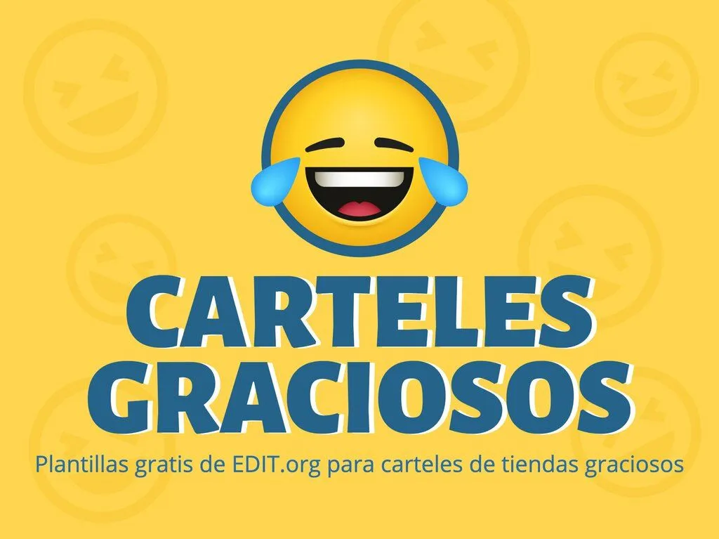 Carteles graciosos para negocios gratis
