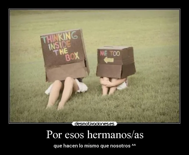 Carteles de Hermanas | Desmotivaciones