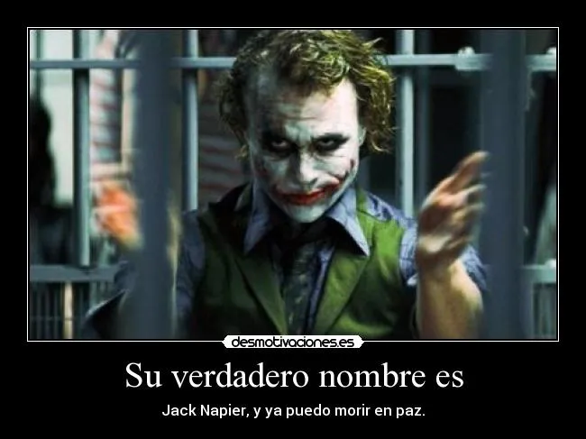 Carteles de Joker Pag. 123 | Desmotivaciones