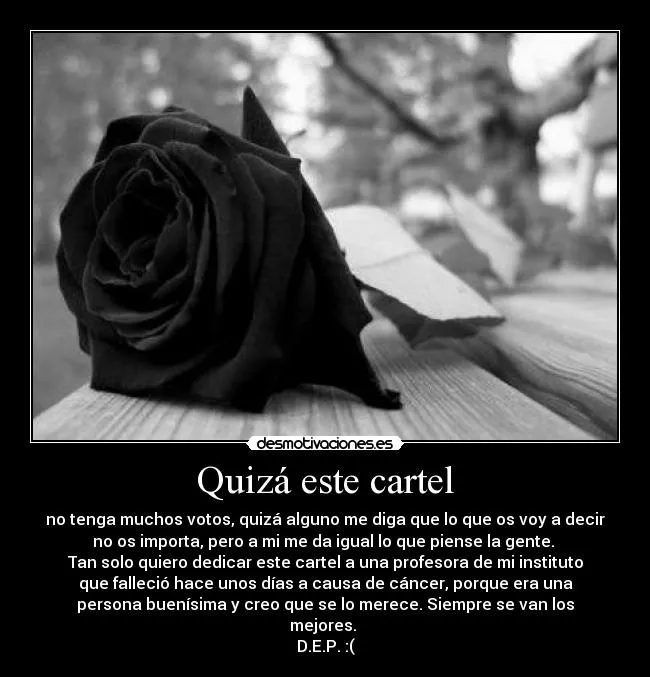 Carteles de Luto | Desmotivaciones