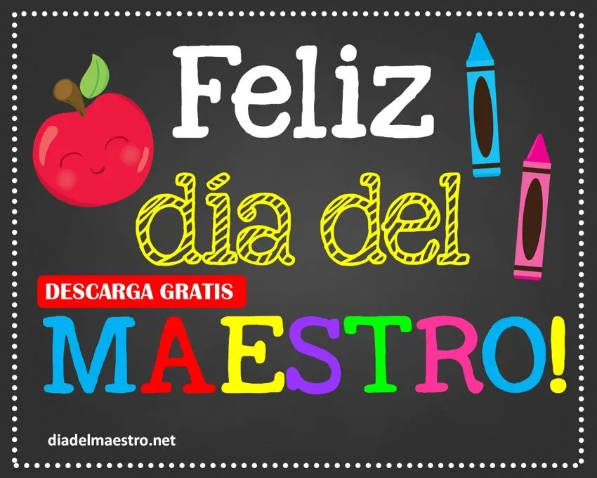 Carteles del Día del Maestro para imprimir Día Del Maestro Carteles del Día del Maestro para imprimir Día Del Maestro