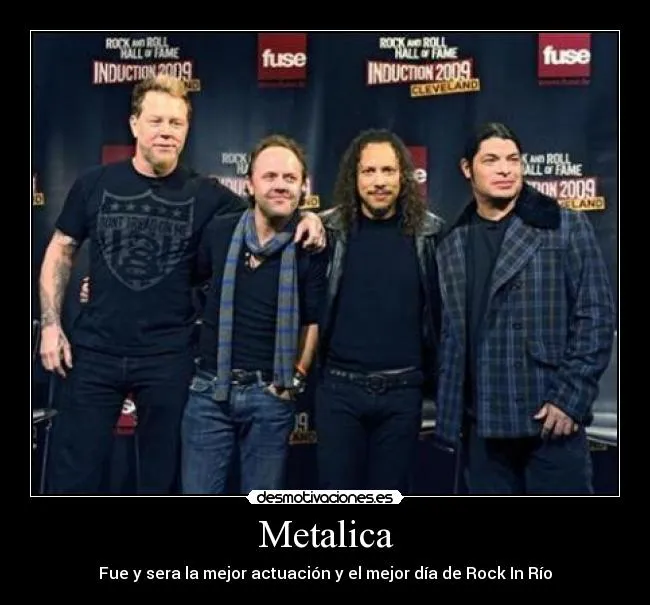 Carteles de Metalica Pag. 6 | Desmotivaciones Carteles de Metalica Pag. 6 | Desmotivaciones