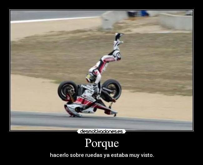 Carteles de Motociclista | Desmotivaciones