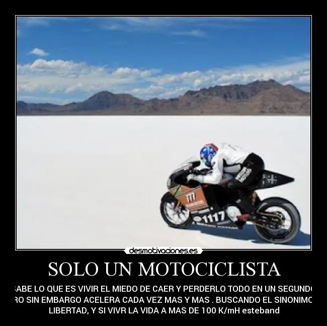 Carteles de Motociclista Pag. 2 | Desmotivaciones