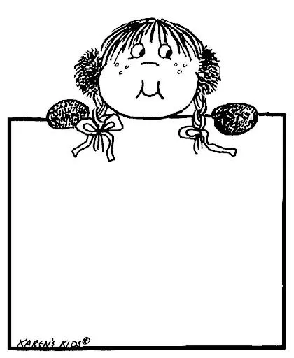 Carteles de niños para colorear - Imagui Carteles de niños para colorear - Imagui