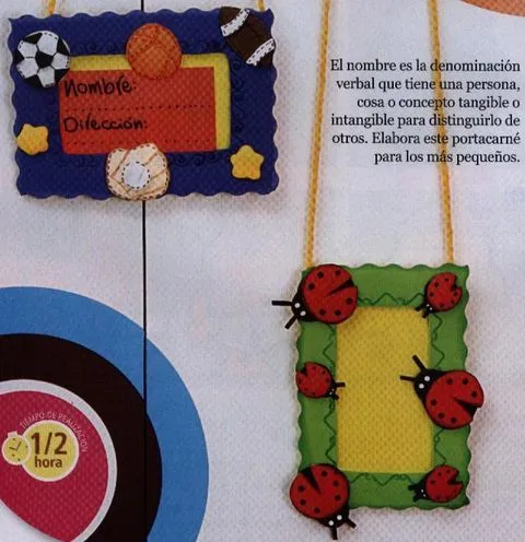 Carteles para el nombre de Goma EVA en Manualidades con Foami ... Carteles para el nombre de Goma EVA en Manualidades con Foami ...