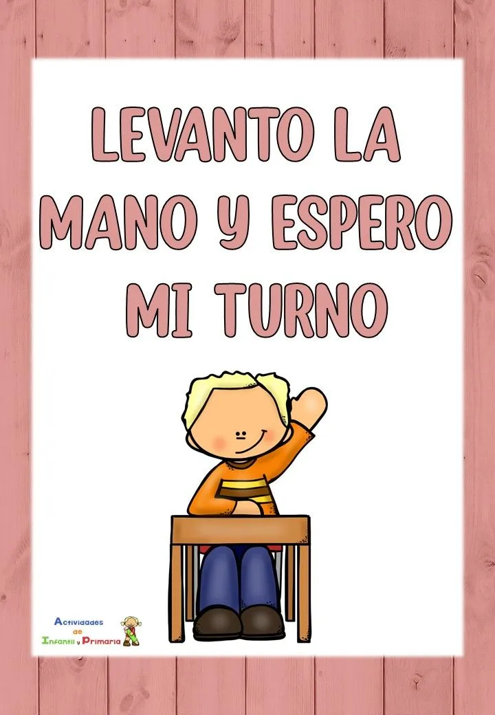 Carteles normas de convivencia para el aula Carteles normas de convivencia para el aula