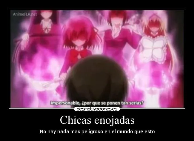 Chicas enojadas | Desmotivaciones
