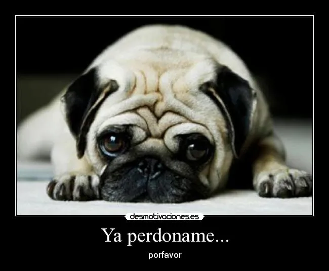 Ya perdoname... | Desmotivaciones