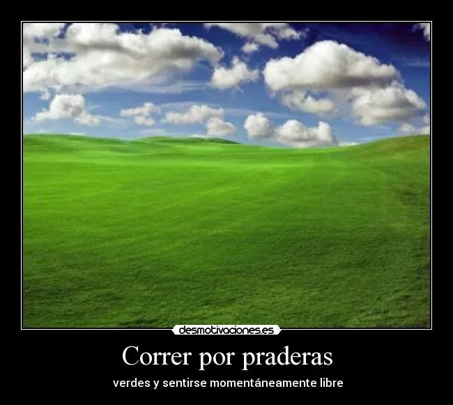 Carteles de Praderas | Desmotivaciones