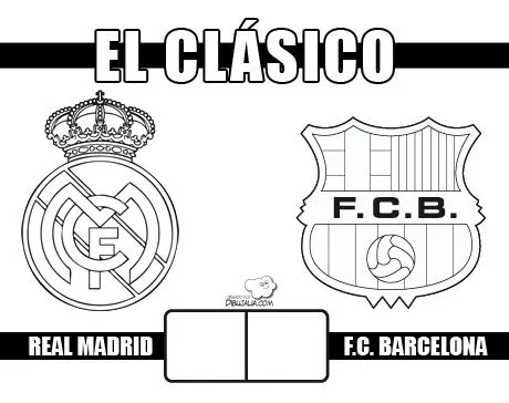 Carteles del "Clásico" Real Madrid contra FC Barcelona | Dibujos ... Carteles del "Clásico" Real Madrid contra FC Barcelona | Dibujos ...
