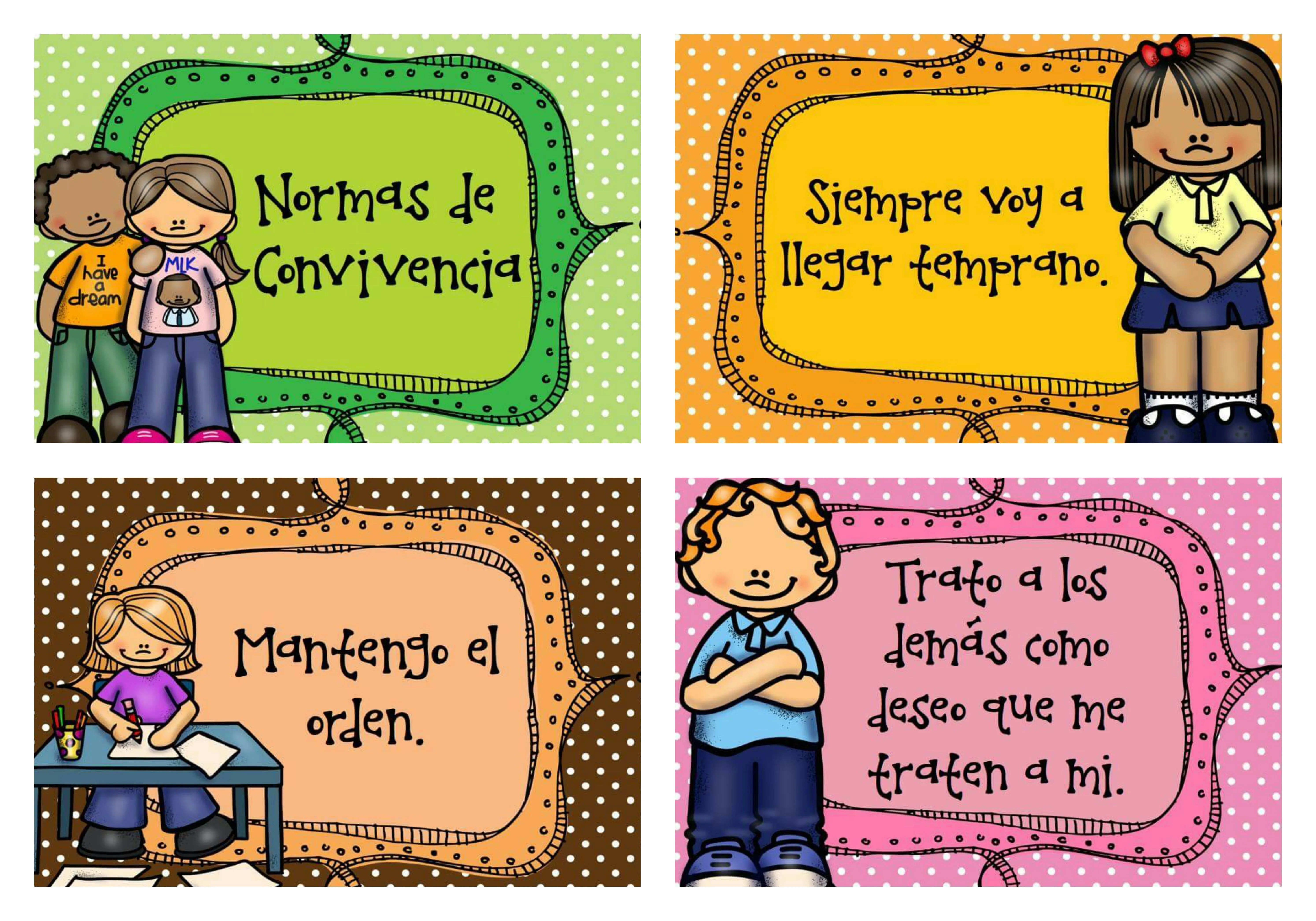Carteles recordatorio: Normas de convivencia en clase – Imagenes Educativas Carteles recordatorio: Normas de convivencia en clase – Imagenes Educativas