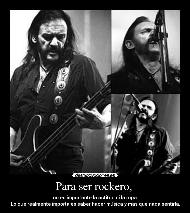 Carteles de Rockero Pag. 5 | Desmotivaciones
