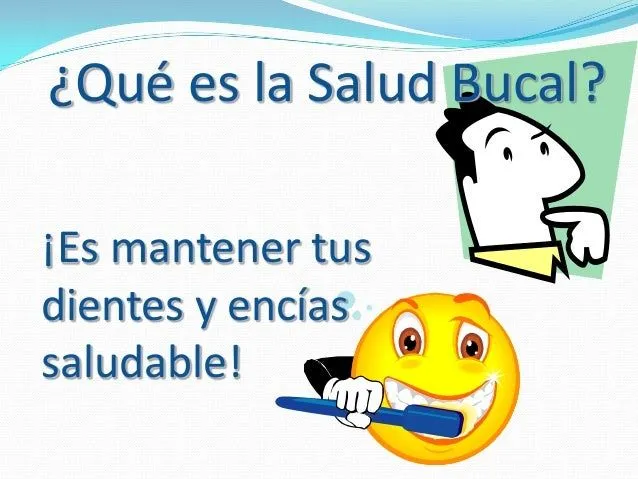 Carteles de la salud bucal - Imagui
