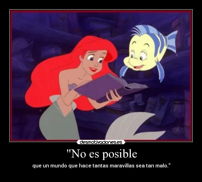 Carteles de Sirenita Pag. 3 | Desmotivaciones