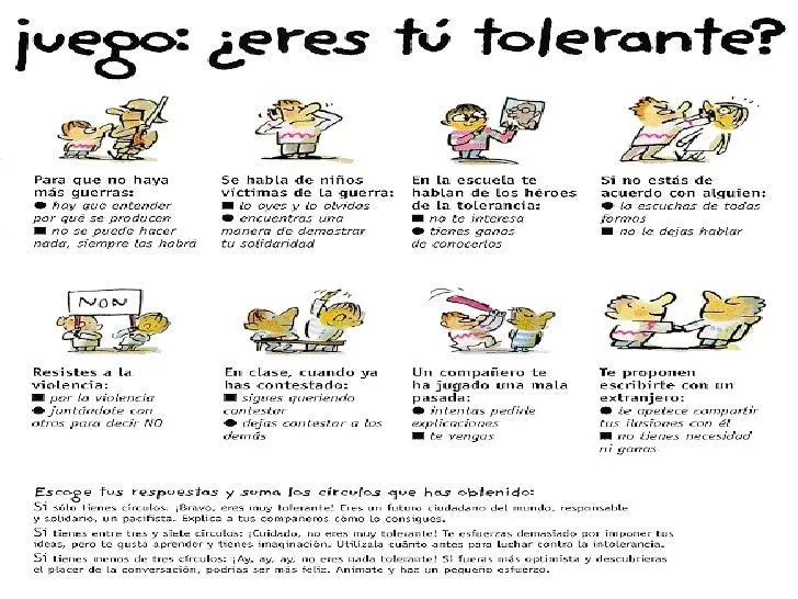 Carteles Sobre La Tolerancia Para Los NiñOs