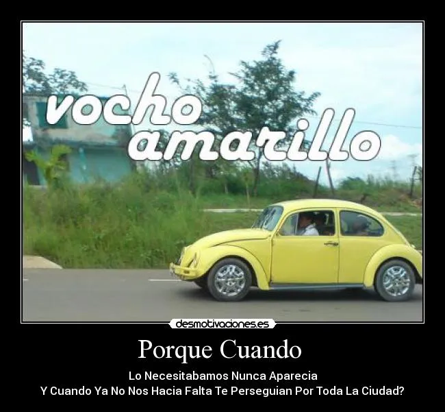 Carteles de Vocho | Desmotivaciones