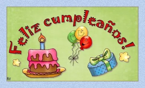 Cartelito de feliz cumpleaños - Imagui