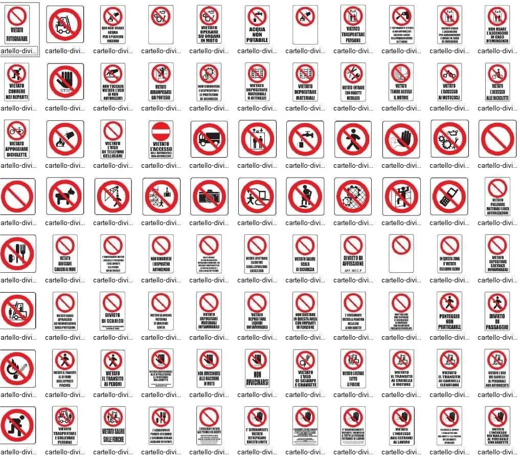 CARTELLI SICUREZZA GRATIS DOWNLOAD