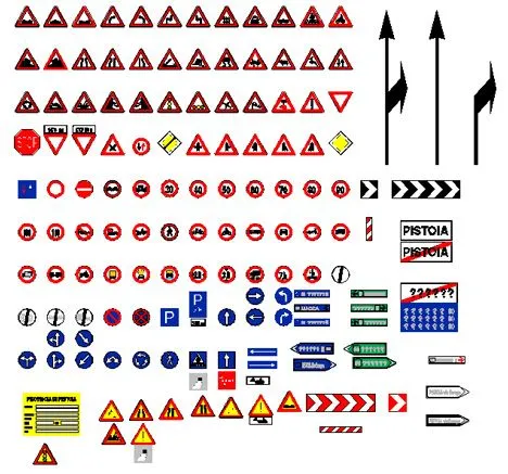 cartelli stradali dwg - cartellonistica e segnali dwg cartelli stradali dwg - cartellonistica e segnali dwg