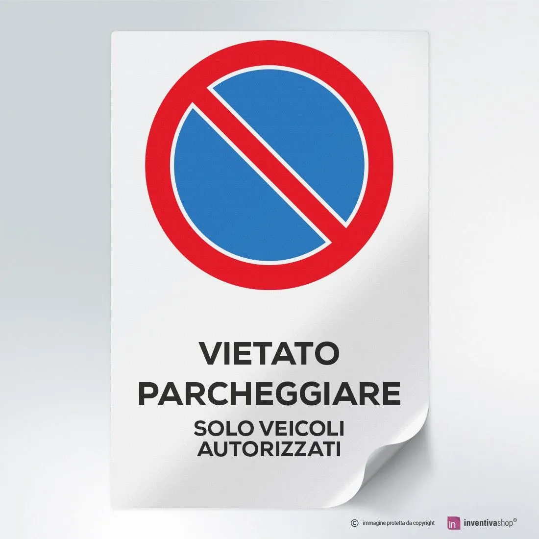 Cartello vietato parcheggiare