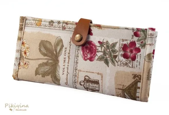 Cartera Billetera Lino Japonés / Cartera mujer por PikiyinaFieltro Cartera Billetera Lino Japonés / Cartera mujer por PikiyinaFieltro