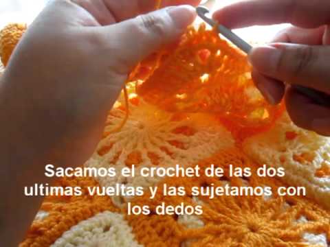 Cartera con cuadrados a crochet (granny square) - II - YouTube